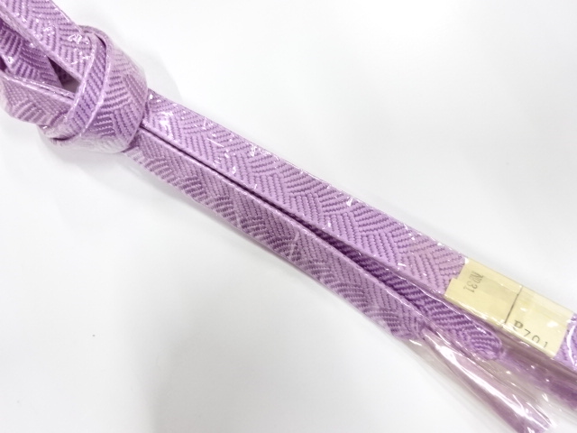 未使用品　正絹　手組帯締め